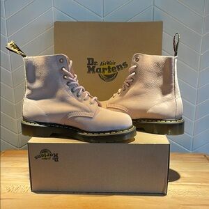 Dr. Martens Light Pink, Soft Leather Boots